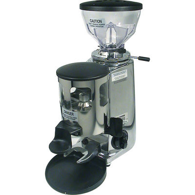 Mazzer Mini Espresso Grinder - Polished Aluminum - My Espresso Shop